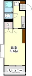 プレステージ上塩屋【1階】の間取り