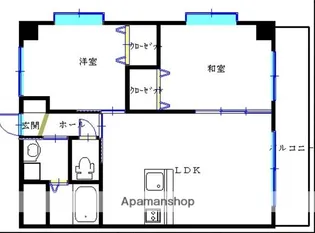カーサ・フェリース池之上【301号室】の間取り