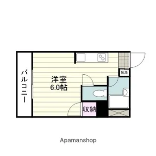 エントピア鴨池Ⅲ【211号室】の間取り