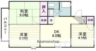 セジュール池端B棟【201号室】の間取り