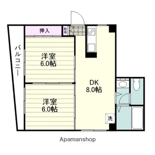 カペラホリエ【5階】の間取り