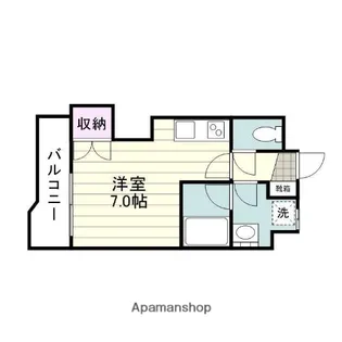 ロイヤルシティ荒田【403号室】の間取り