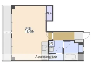 Gラインビル【804号室】の間取り