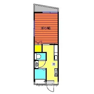 シティハイツ下荒田【103号室】の間取り