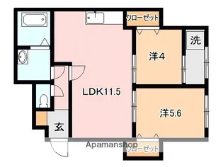 三田ビル【3階】の間取り