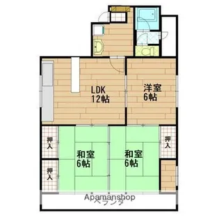 スクエア武ビル【202号室】の間取り