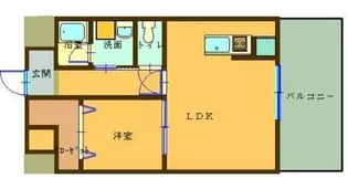 SAI宇宿【302号室】の間取り