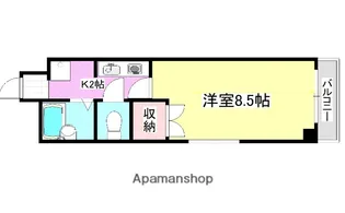 MOJOCA BUILDING【701号室】の間取り