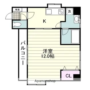 オレンジコーポ【1階】の間取り
