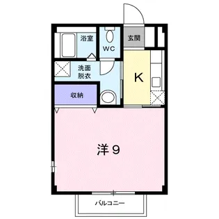 ドマーニK【2階】の間取り