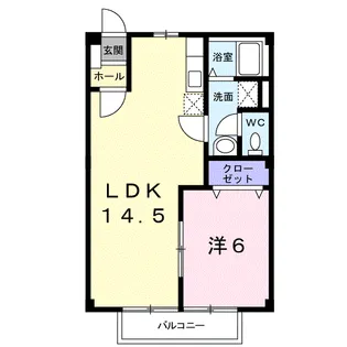 ハッピーハイム【2階】の間取り