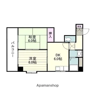 エクステンド清水町【2階】の間取り