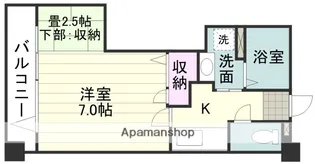 レインボー新栄【6階】の間取り