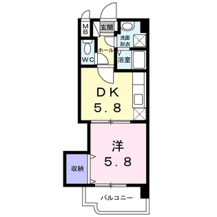 ラフィネT.M.I【4階】の間取り