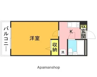 ラ・レジダンス・ド・シュペルブ【301号室】の間取り