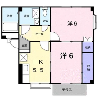 ウィンディ泉【1階】の間取り