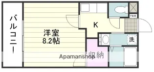サンシャイン宇宿【3階】の間取り