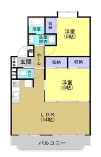 ドルチェ大竜【402号室】の間取り