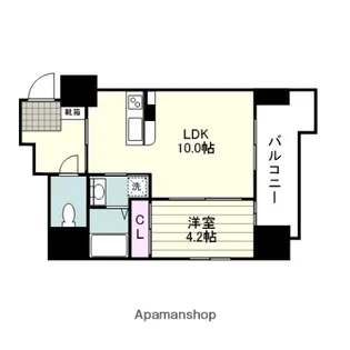 S−FORT鹿児島駅前ベイサイド【12階】の間取り