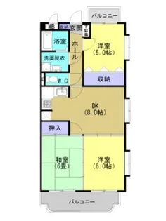 コンフォート・サチA棟【302号室】の間取り