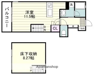 マドリ【1階】の間取り