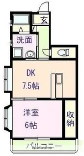 アメニティパレスTABATA【501号室】の間取り