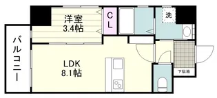 LIM BLDG【0703号室】の間取り