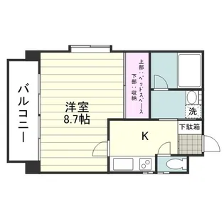 KAZU BLDG【0301号室】の間取り