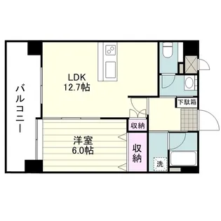 ウェルブライト照国【0304号室】の間取り