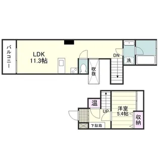 STEP【0207号室】の間取り