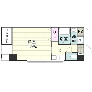 サンパティーク鴨池【0507号室】の間取り