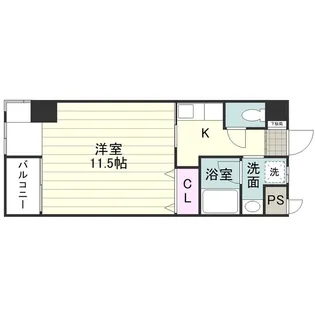 サンパティーク鴨池【0401号室】の間取り