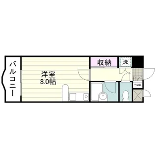 メイゾン・モンテメール【0404号室】の間取り