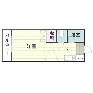 ドミール郡元【0302号室】の間取り