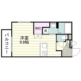 MC DESIGN BLDG.ARATA【0302号室】の間取り