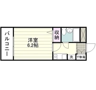 朝日プラザ高麗町【0302号室】の間取り