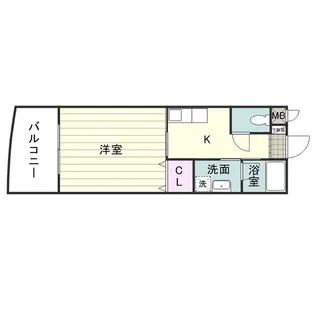 ブルースター天保山【0702号室】の間取り