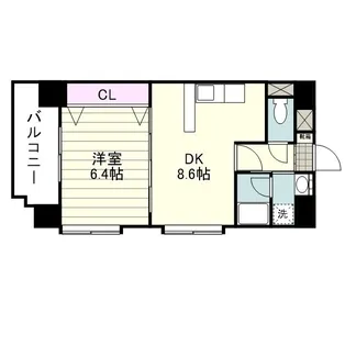 ブルースター天保山【0205号室】の間取り