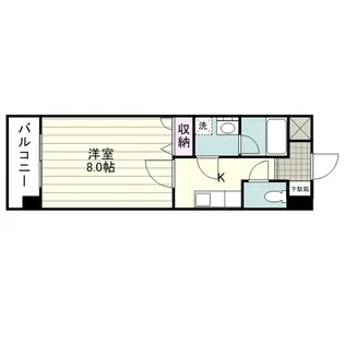 折田ビル(南郡元町)【0503号室】の間取り