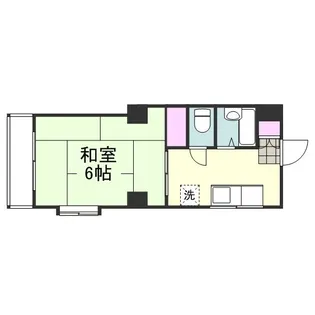 ウエストリバー新照院【0503号室】の間取り