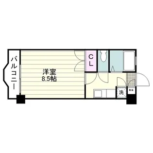 エクシード西田【0502号室】の間取り