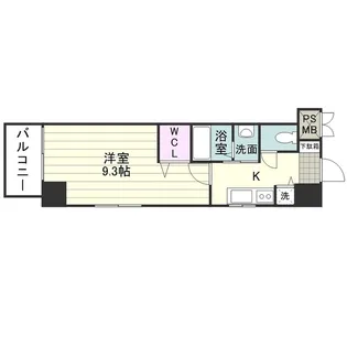 MS下野【0301号室】の間取り