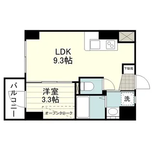 パースサイドタワー【0305号室】の間取り