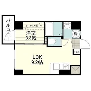 パースサイドタワー【0501号室】の間取り
