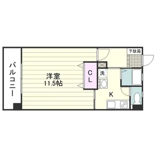 レジデンス平田 Ⅳ【0203号室】の間取り