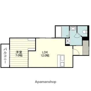 パーレイⅤ【403号室】の間取り
