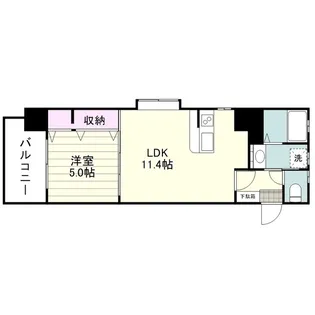 ネオアクシス西千石町【1003号室】の間取り