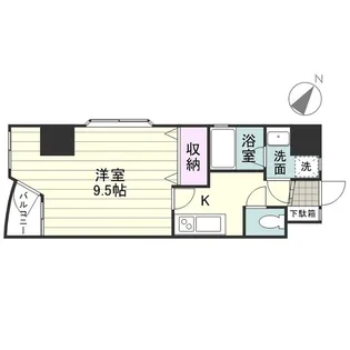 コスミオン松原【0701号室】の間取り