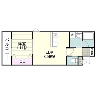 ARCOBALENO DUE【0303号室】の間取り