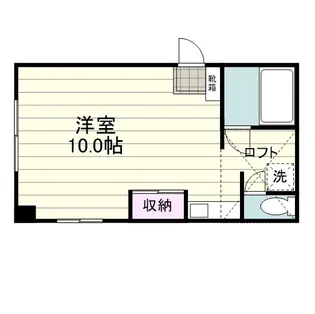 大坪ビル【0306号室】の間取り